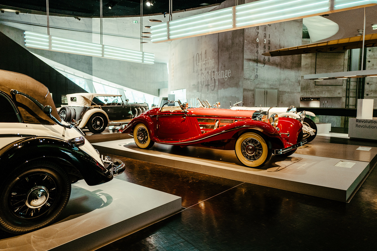 Das Mercedes-Benz Museum Stuttgart.